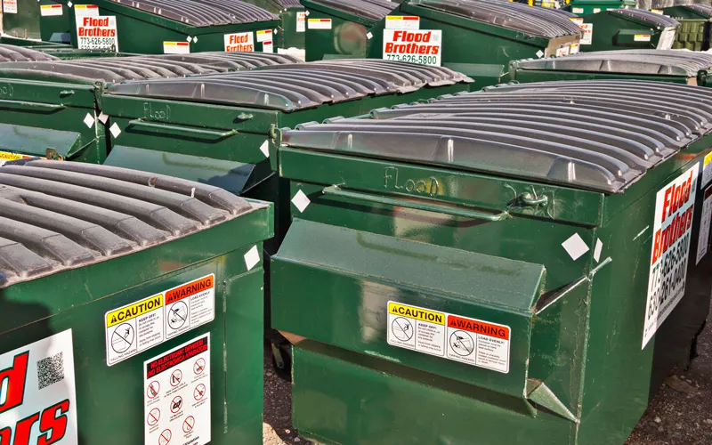 Flood Brothers front-load containers
